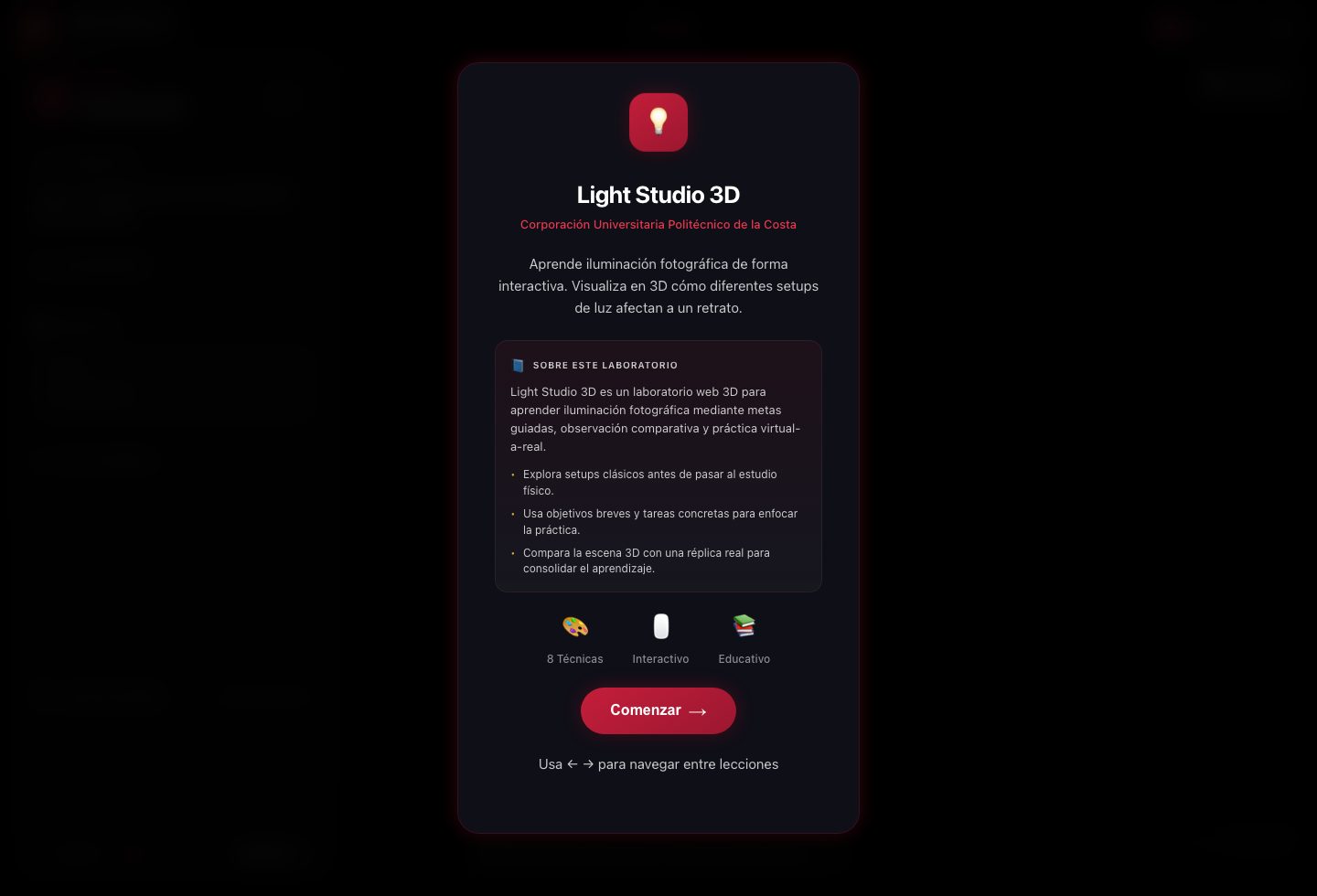 Captura de pantalla de Light Studio 3D